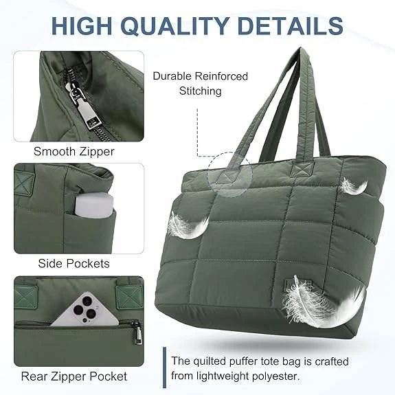 Custom Lightweight Quilted Puffer Bag Carrier best